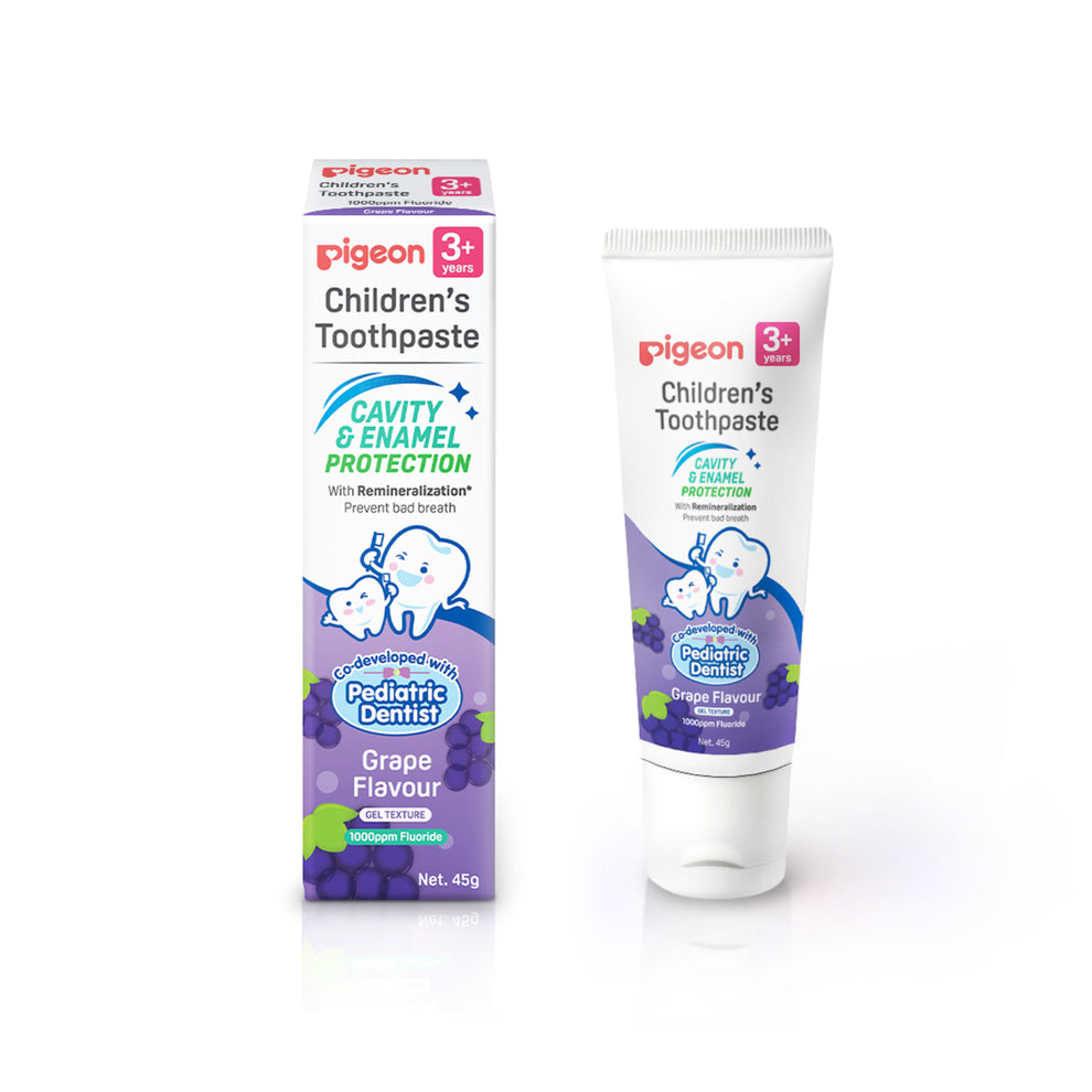Pigeon Children's Toothpaste For 3+Years - Grape Flavour – Pigeon Singapore