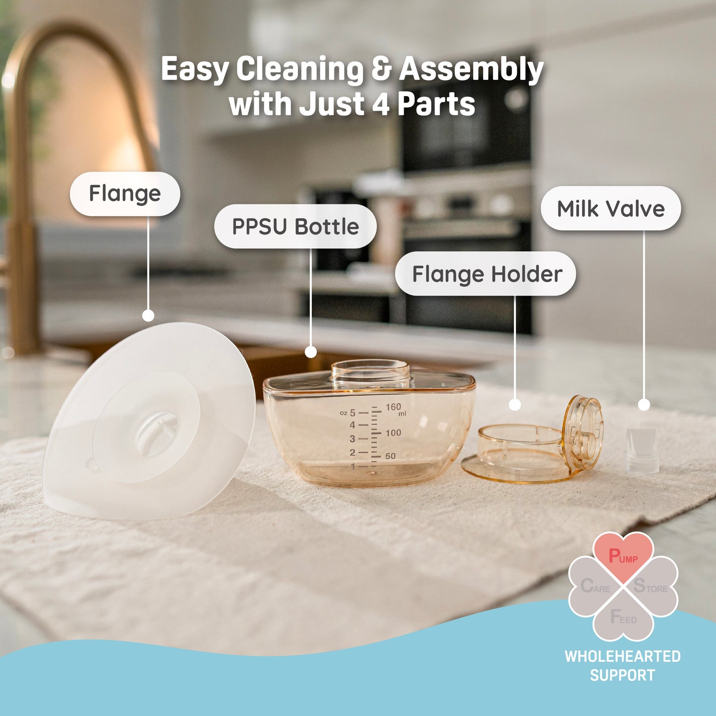 Wearable Electric Breast Pump (Single)