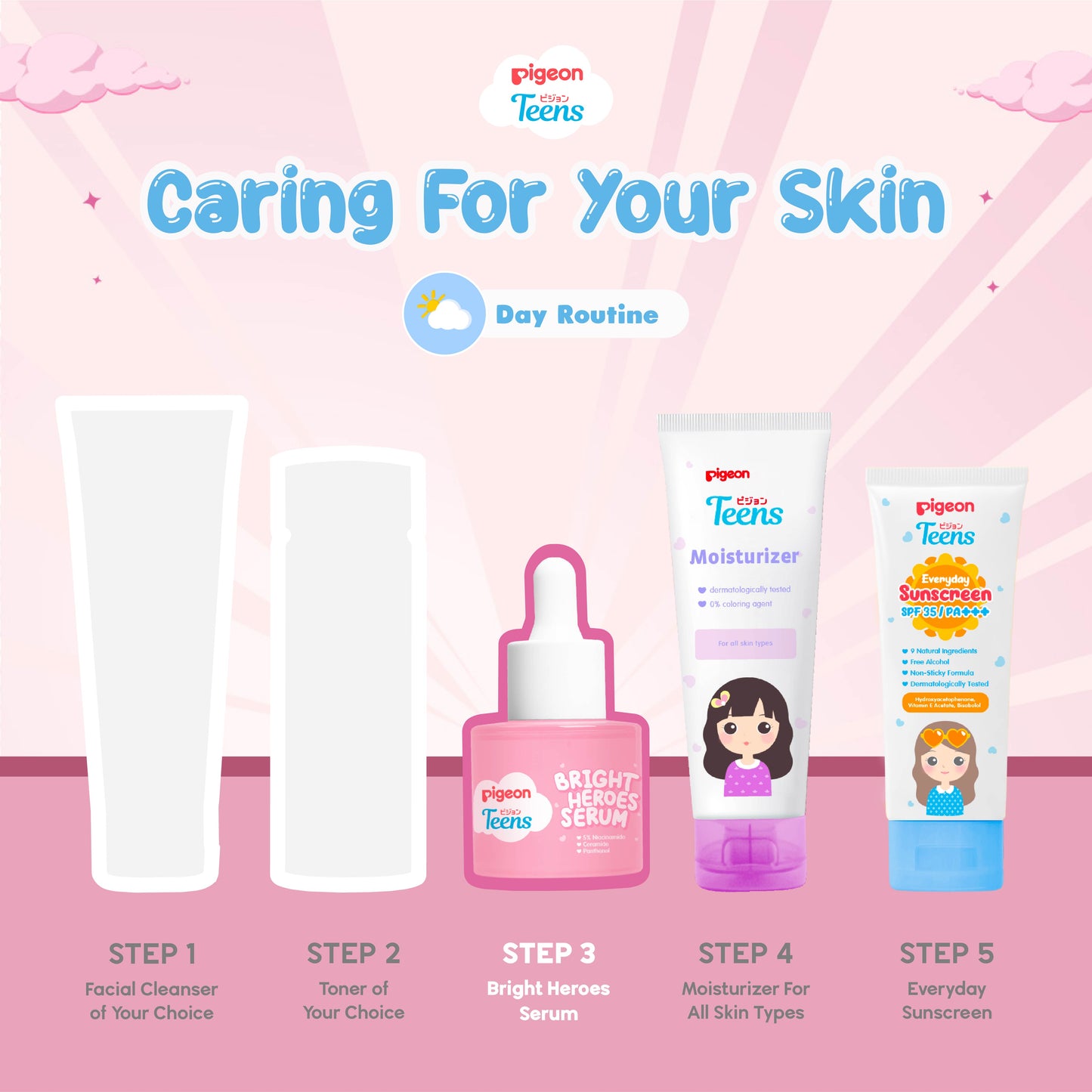 Pigeon Teens Bright Heroes Serum 20ml