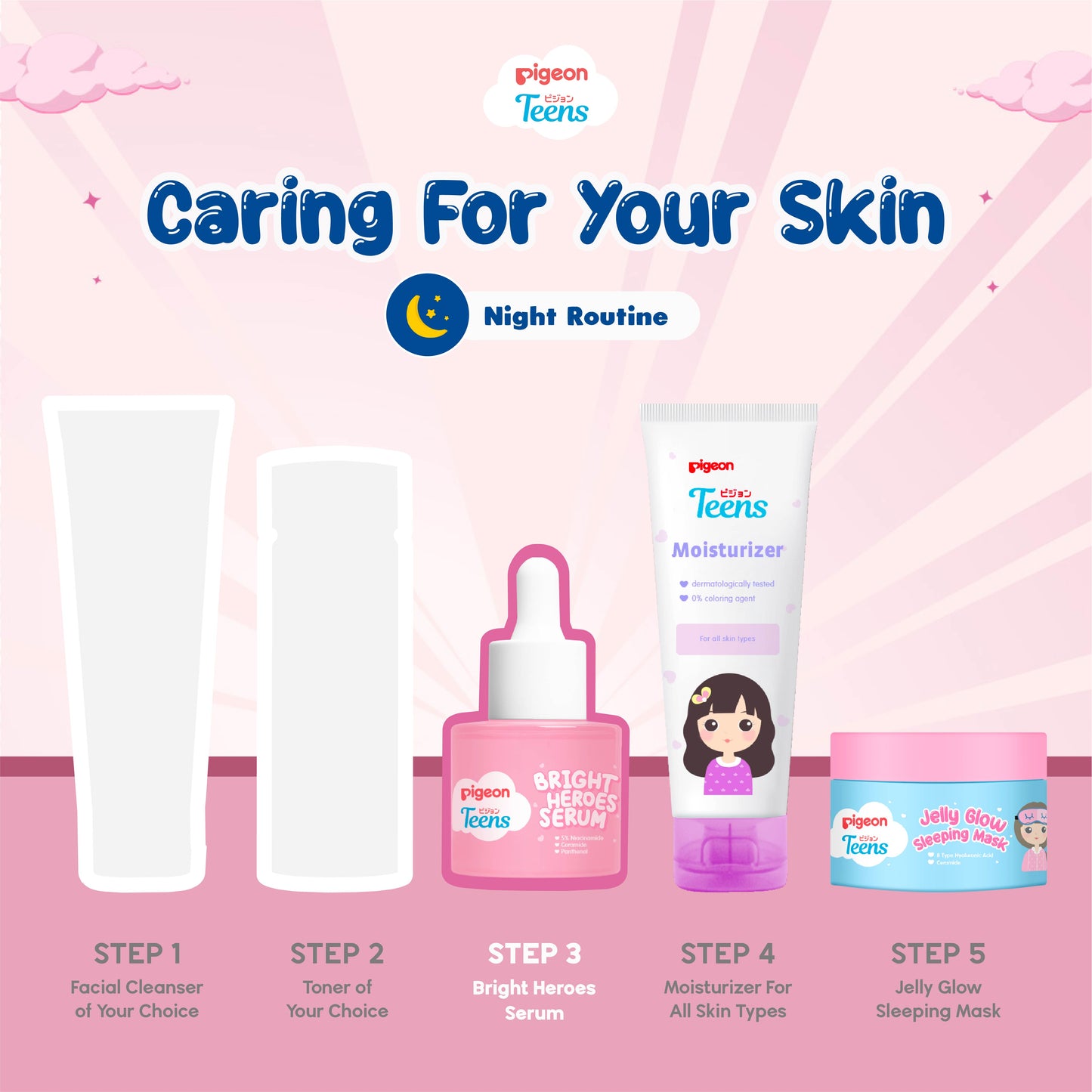 Pigeon Teens Bright Heroes Serum 20ml