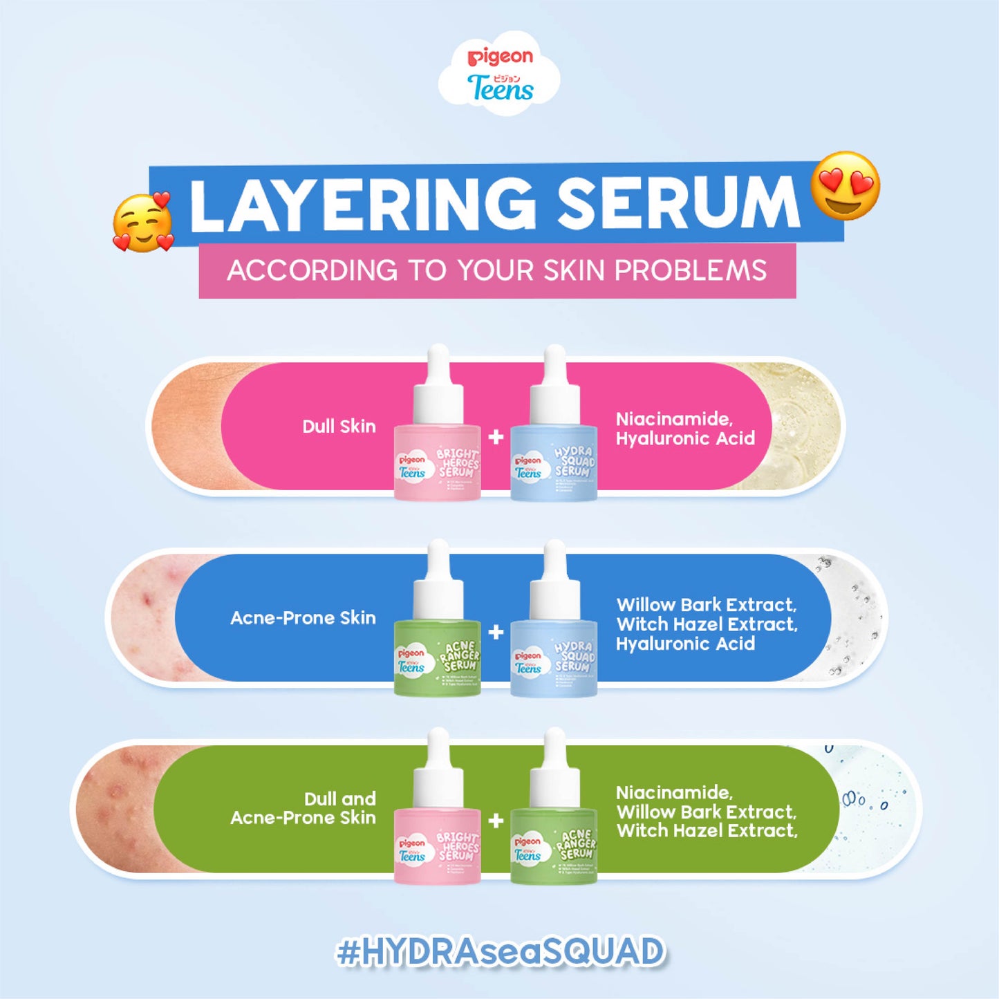 Pigeon Teens Hydra Squad Serum 20ml