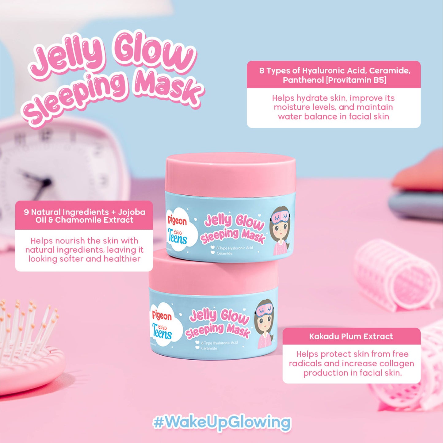 Pigeon Teens Jelly Glow Sleeping Mask 30g