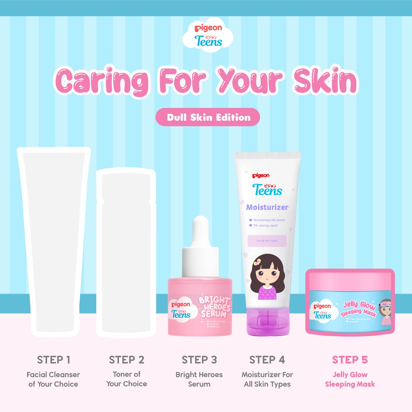 Pigeon Teens Jelly Glow Sleeping Mask 30g