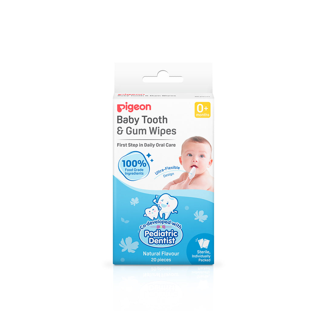 Pigeon Baby Tooth & Gum Wipes Natural 20S
