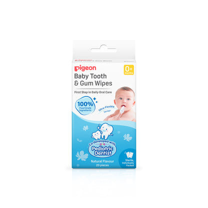 Pigeon Baby Tooth & Gum Wipes Natural 20S