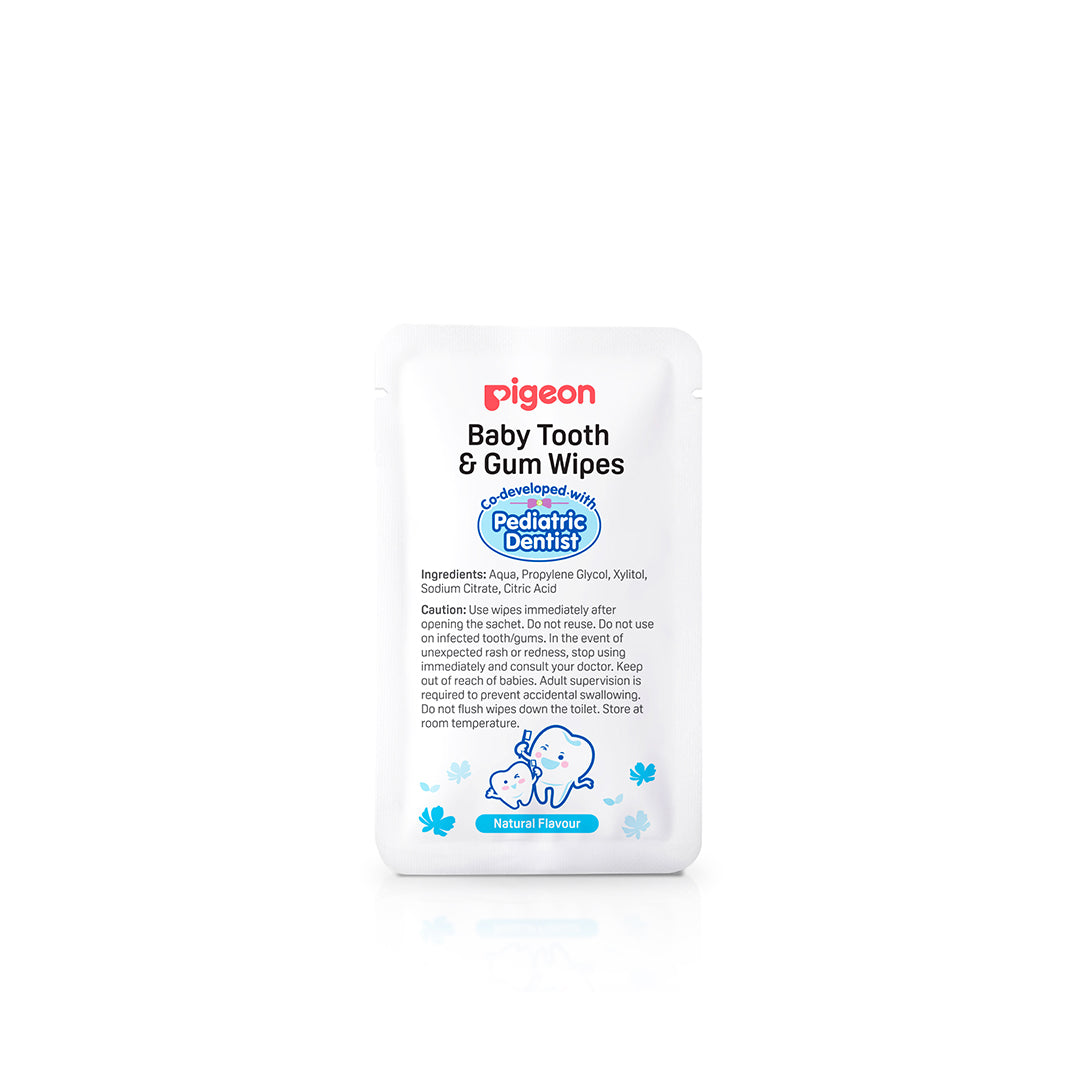 Pigeon Baby Tooth & Gum Wipes Natural 20S
