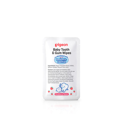Pigeon Baby Tooth & Gum Wipes Strawberry 20S