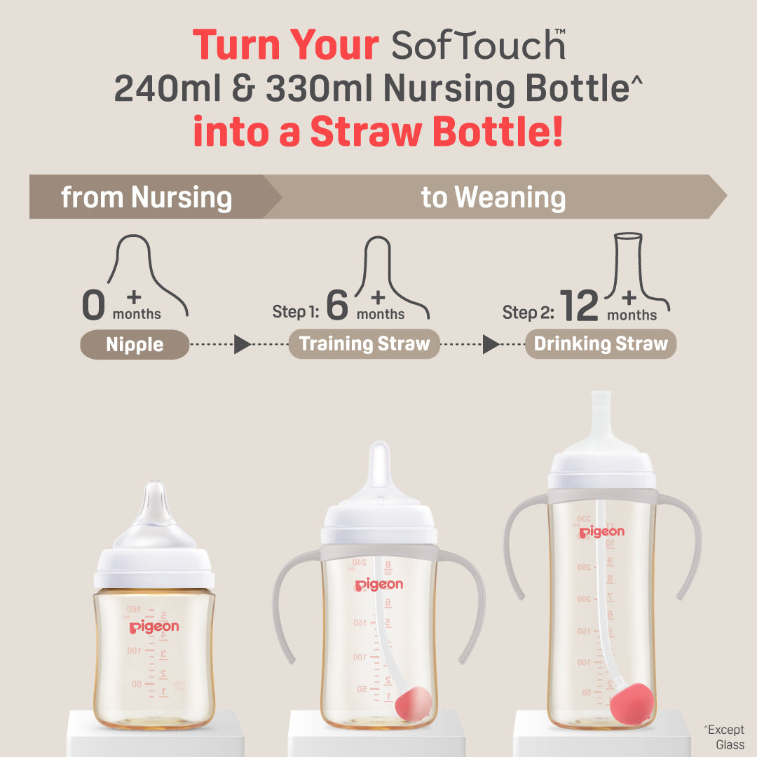 SofTouch™ BPP Nursing Bottle PPSU 330ml Logo