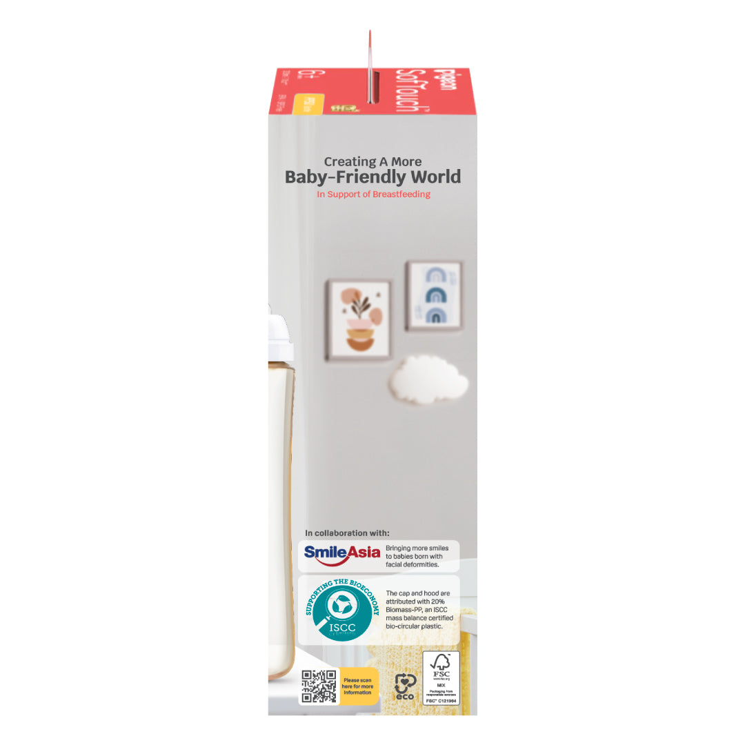 SofTouch™ BPP Nursing Bottle PPSU 330ml Logo