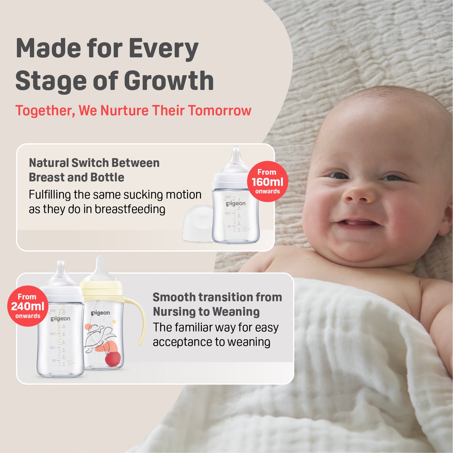 SofTouch™ BPP 2-Step Straw Bottle Set T-ester 240ml Ocean