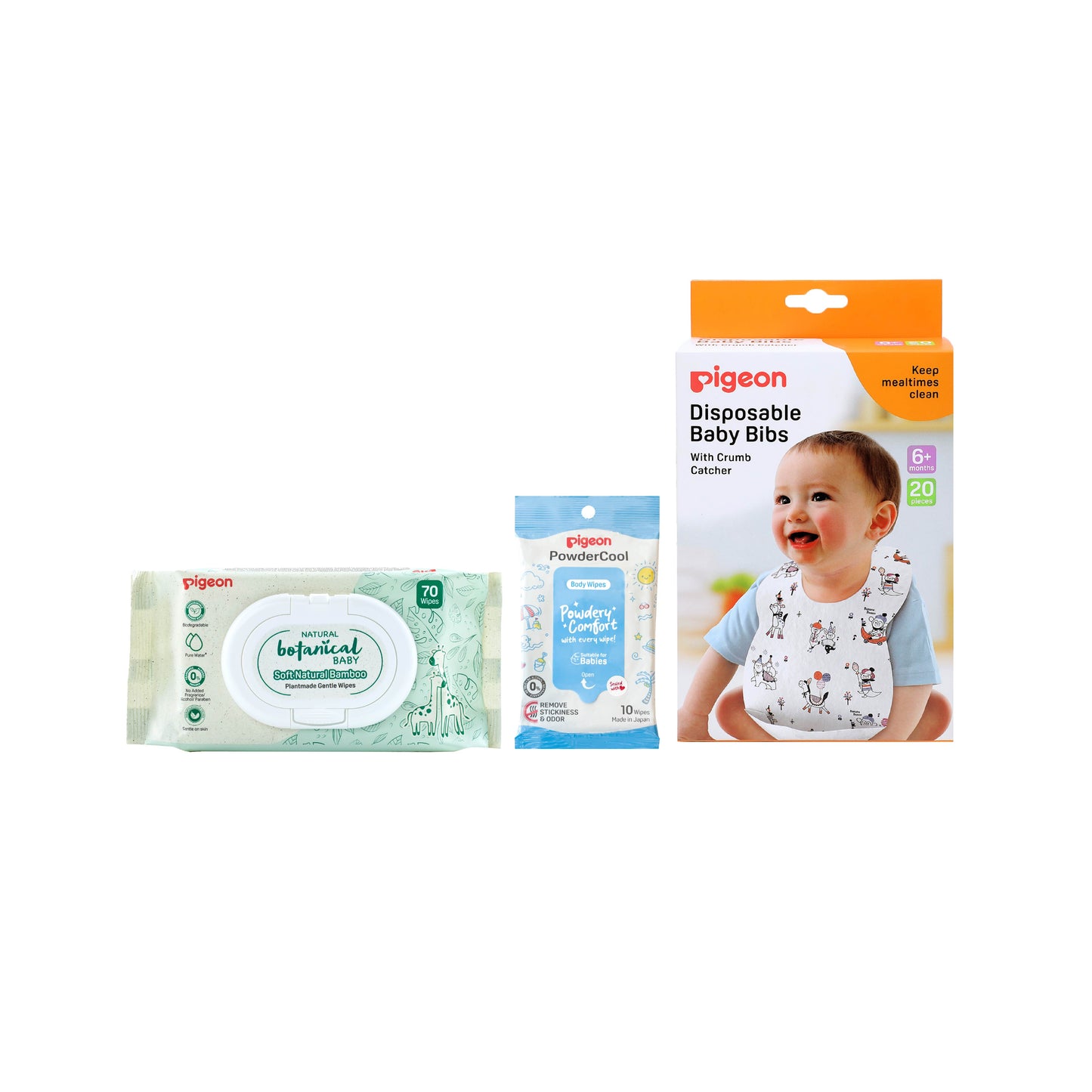 Baby Wipes & Disposable Bibs (NOT FOR SALE - GWP)