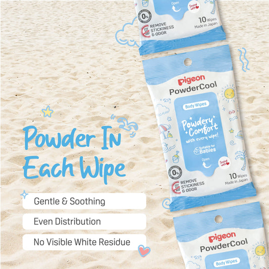80091 PowderCool Body Wipes