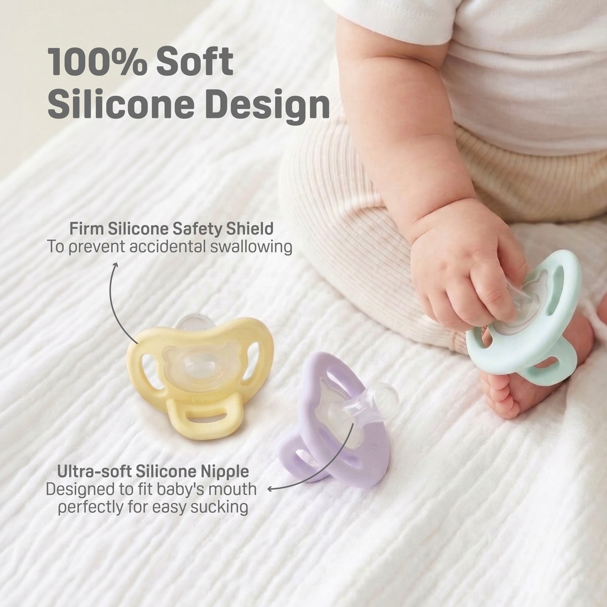 SoftBuddy Pacifier Lemon Size L