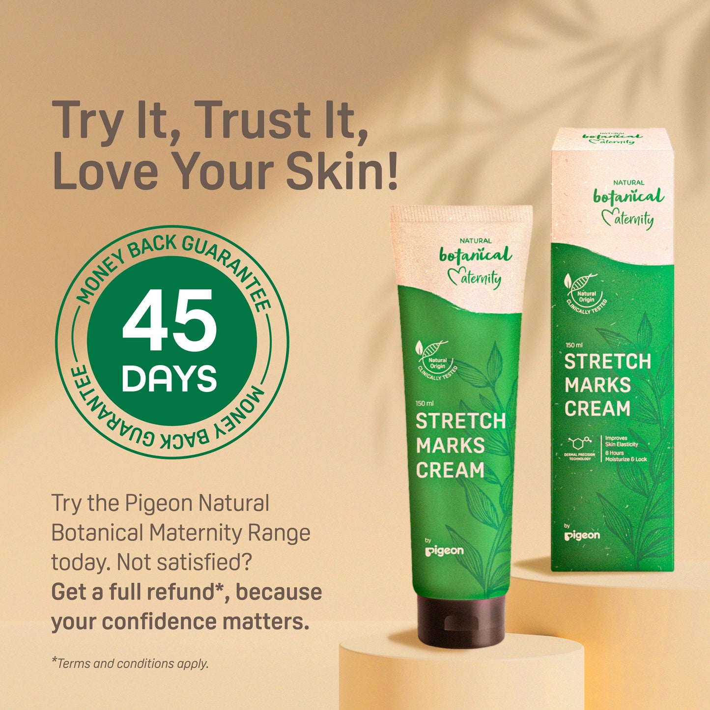 Natural Botanical Maternity Stretch Marks Cream 150ml