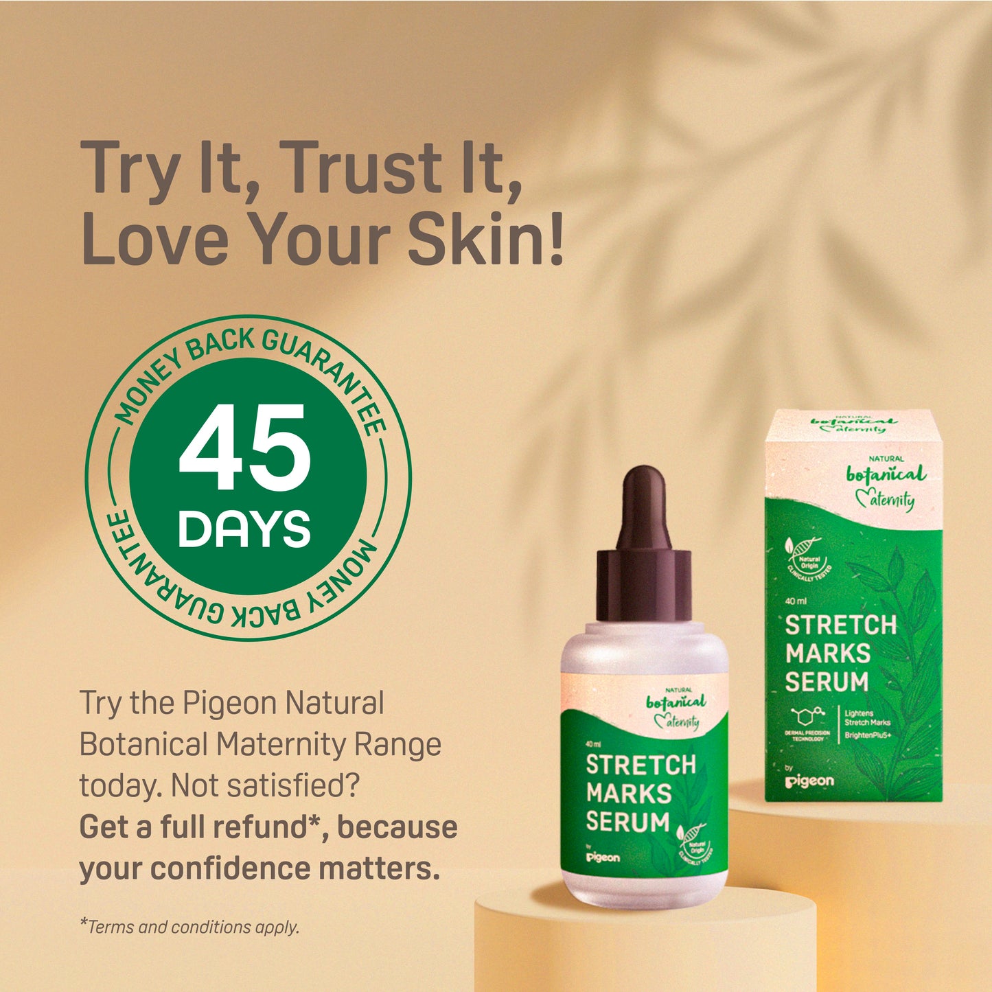 Natural Botanical Maternity Stretch Marks Serum 40ml