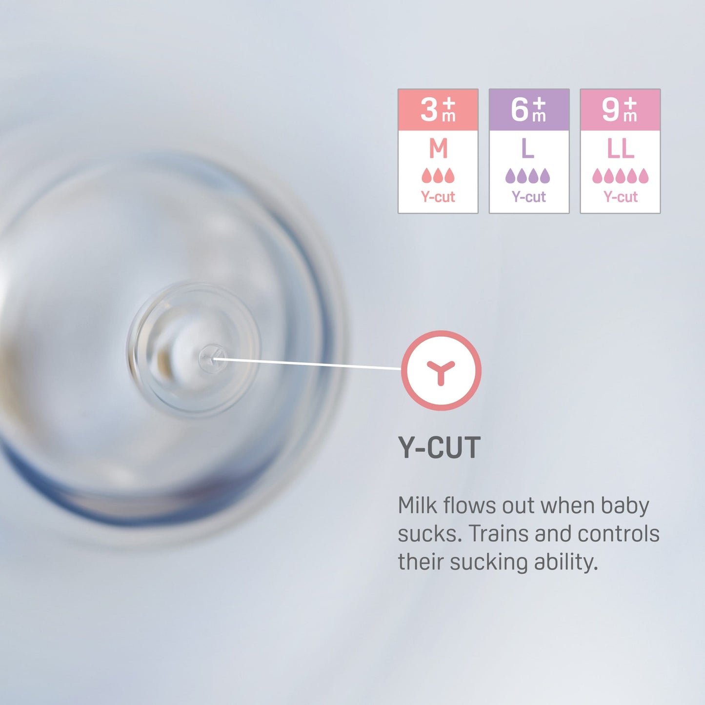 SofTouch™ Wide-Neck Nipple Size L - 2pcs