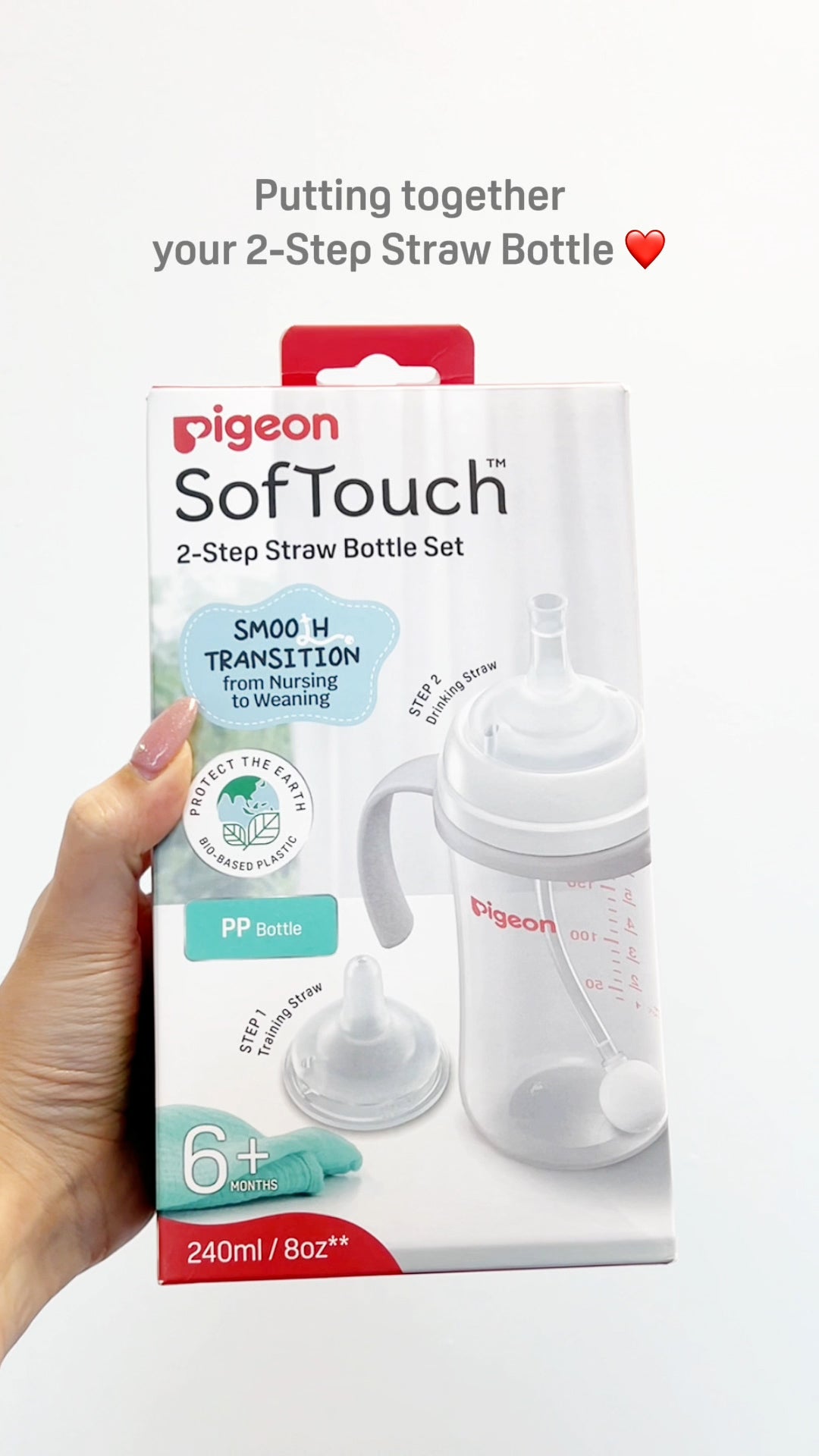 Assembling your 2-Step Straw Bottle